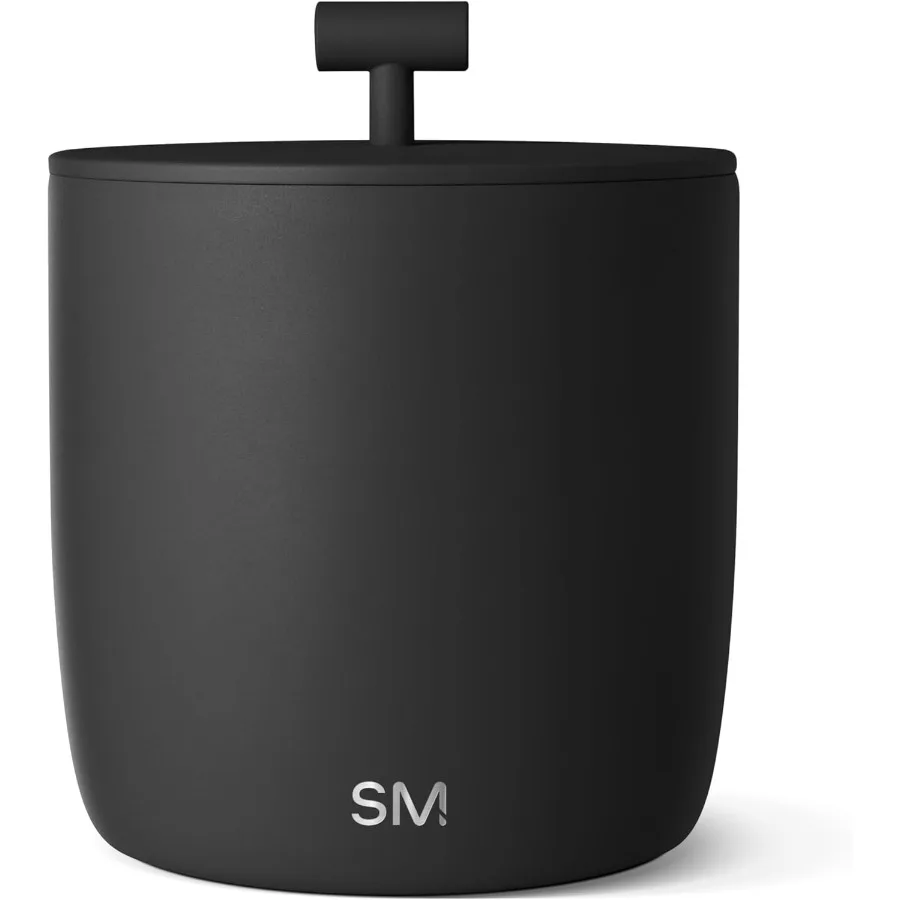 

Vacuum Insulated Ice Bucket with Lid and Scoop for Cocktail Champagne Wine Beer and Hosting Stainless Steel 100oz Capacity for