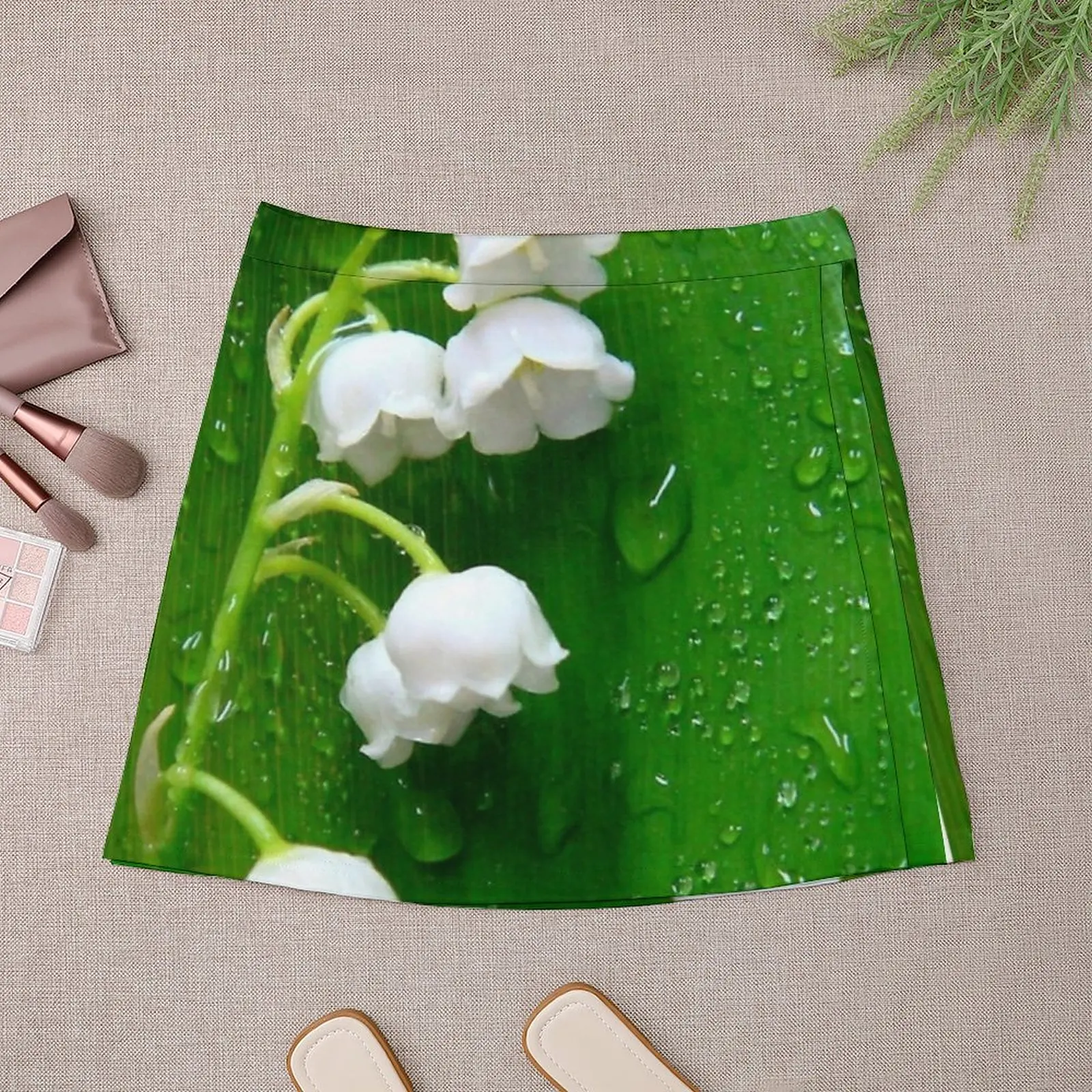 Lily of the valley Mini Skirt Woman skirt korean style skirt