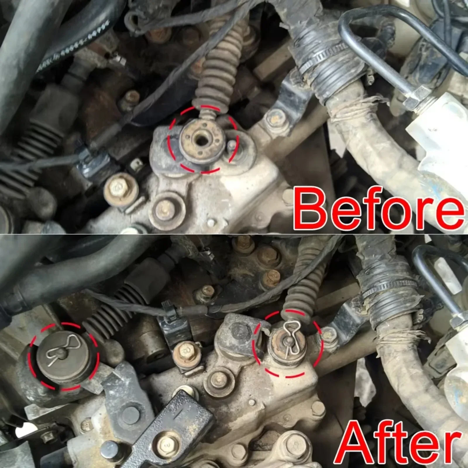 تحديث دليل والعتاد التحول كابل لميتسوبيشي أوتلاندر CU ZE ZF الربط جلبة محدد غسالة كوتر دبوس 2001 2002 - 2007 #4