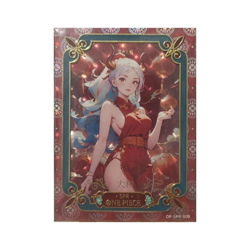 Anime ONE PIECE Rare Metal SPR Refraction Card Robin Rebecca Perona Kozuki Hiyori Toys for boy Collectible Card Birthday Present