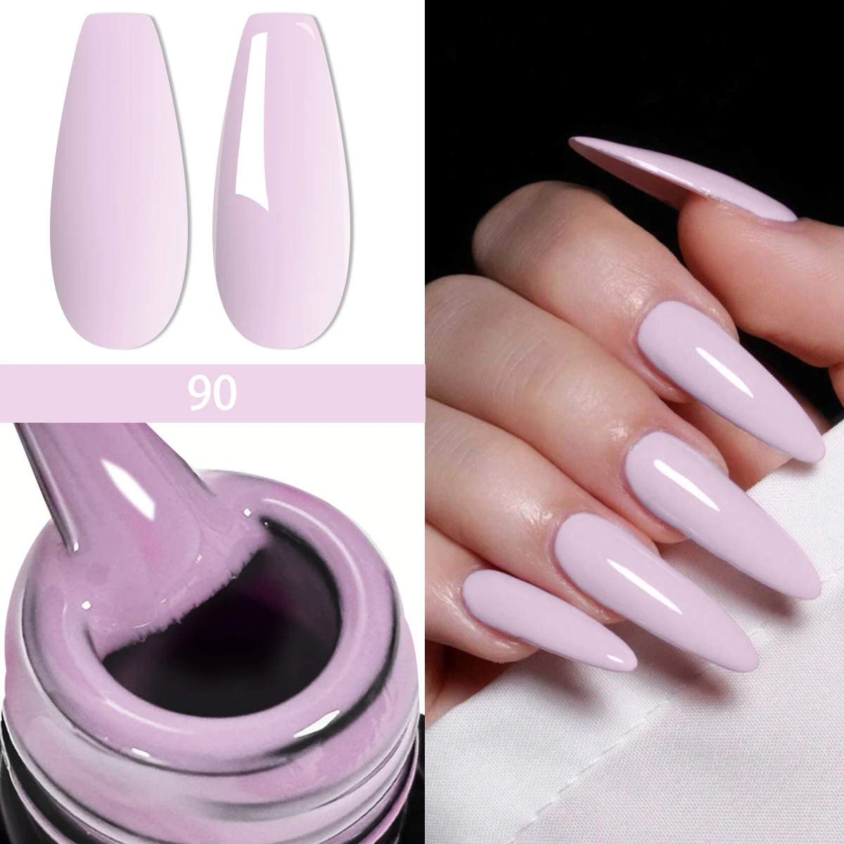 6 Piece Glitter Reflective Nail Polish Set, semi permanent  suitable for manicures, alcohol free, suitable for everyday DIY use.