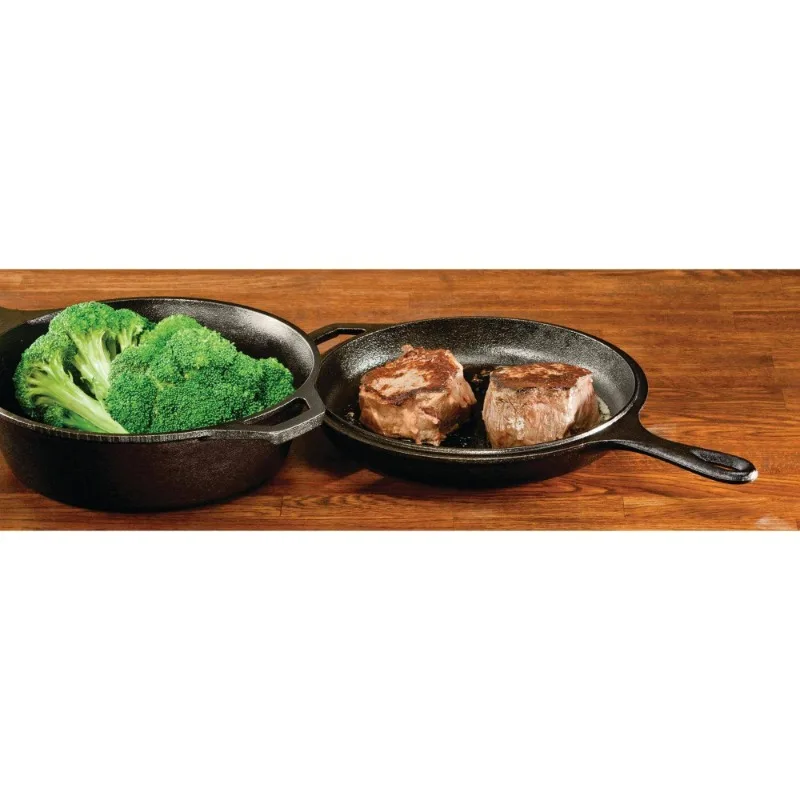 Lodge Cast Iron 3.2 Quart Seasoned Combo Cooker