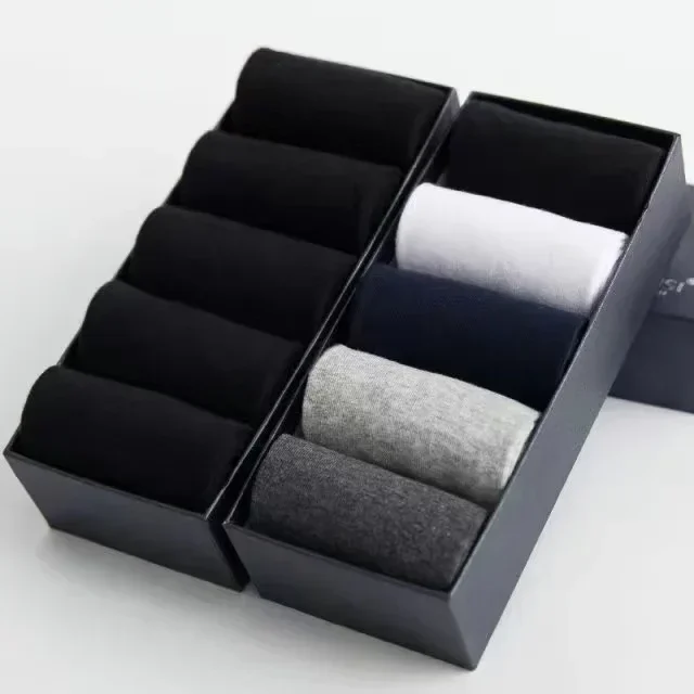 20 Teile/los männer Reine Baumwolle Socken Plus Größe Einfarbig Casual Büro Business Lange Socken Atmungsaktive Weiche männer Socken EU39-48