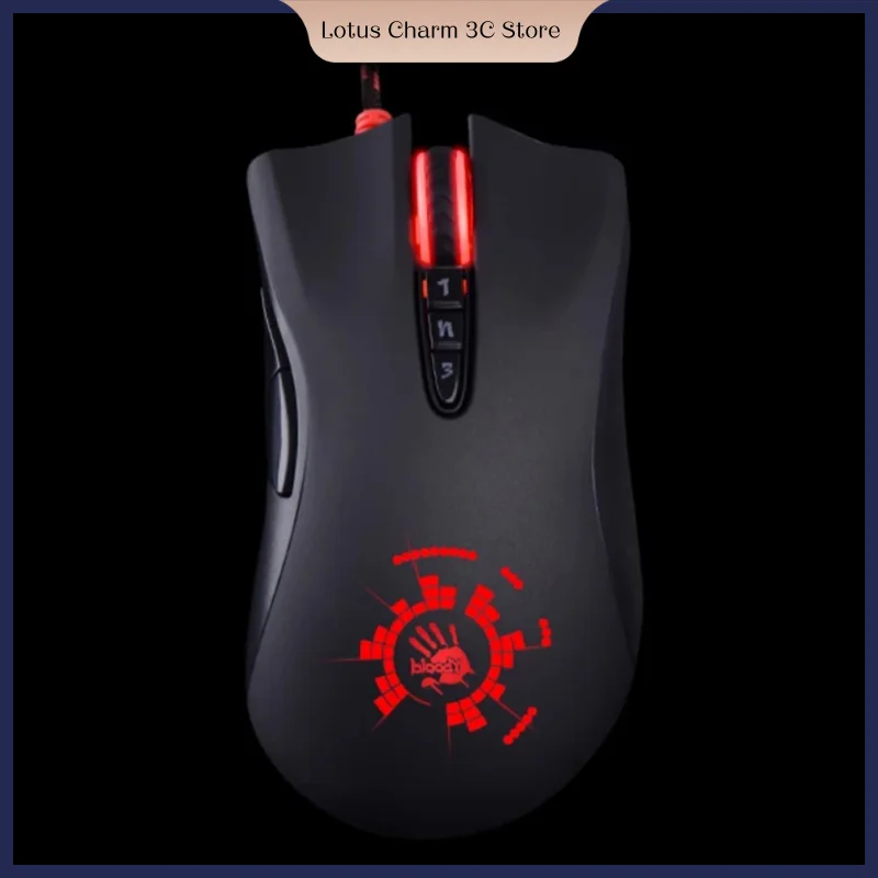 A4tech 블러디 A91 유선 마우스 매크로 프로그래밍 드라이버, PC 사무실 게임 노트북 액세서리, 게임 선물, E-스포츠 게이밍 마우스