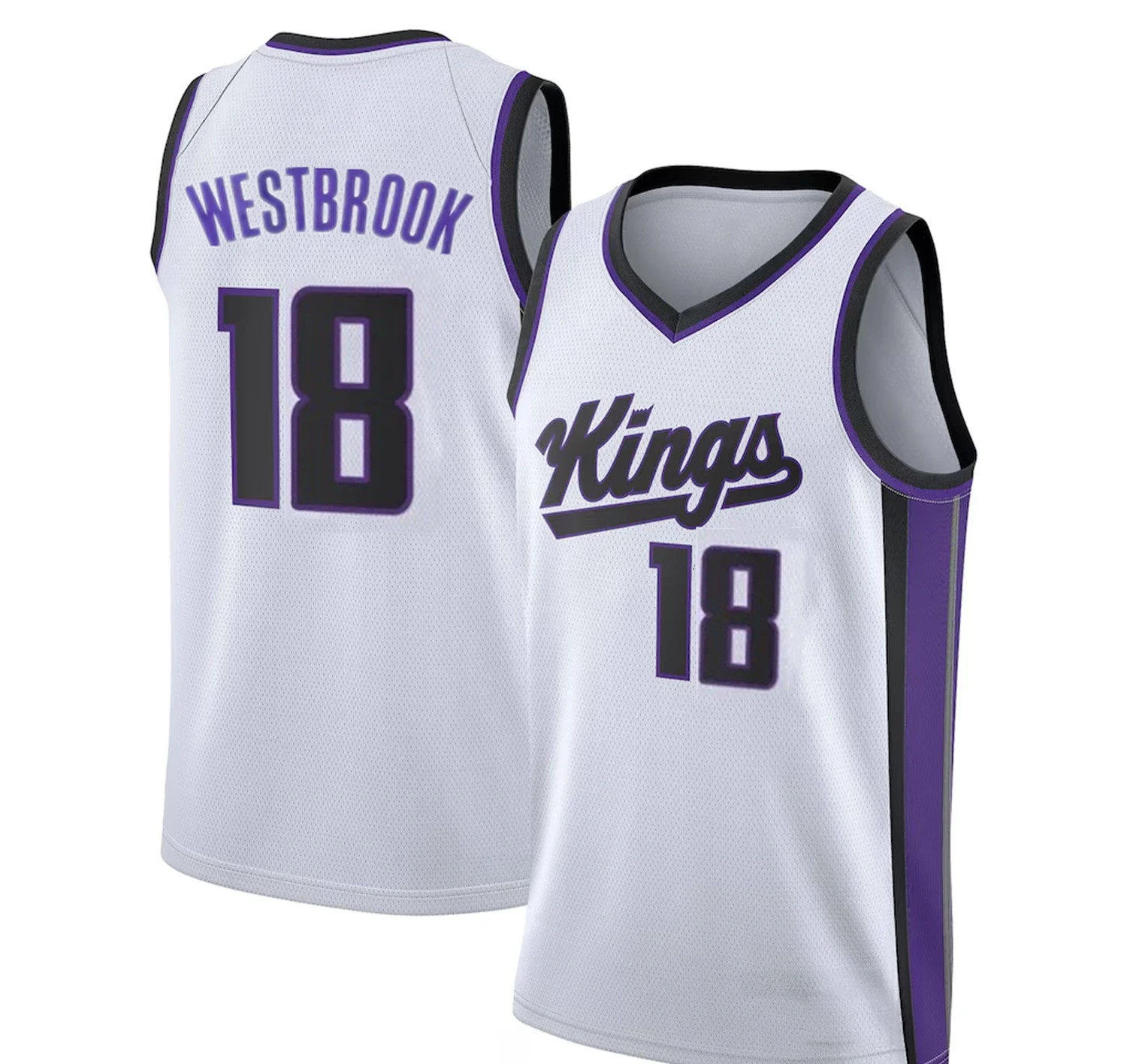 Oklahoma Russell Westbrook Klassisches Basketballtrikot für Herren, Sommer-Sportbekleidung, Komfortable Weste, Atmungsaktiv, Schnelltrocknend, Streetwear – Detail 4