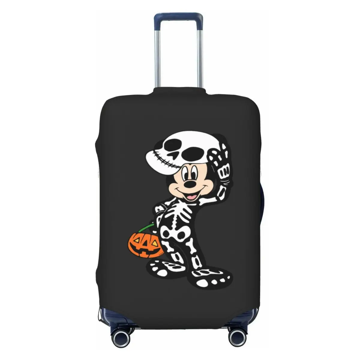 

Чехол для чемодана с изображением Микки Мауса в стиле аниме, эластичный защитный чехол для багажа на День всех святых, для чемоданов 18-32 дюймов