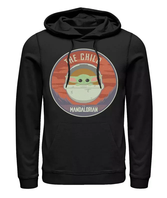 Hoodie Star Wars untuk pria dan wanita dengan pola cetak untuk dipakai sehari-hari di musim gugur dan musim dingin, hoodie katun murni berbahan fleece.