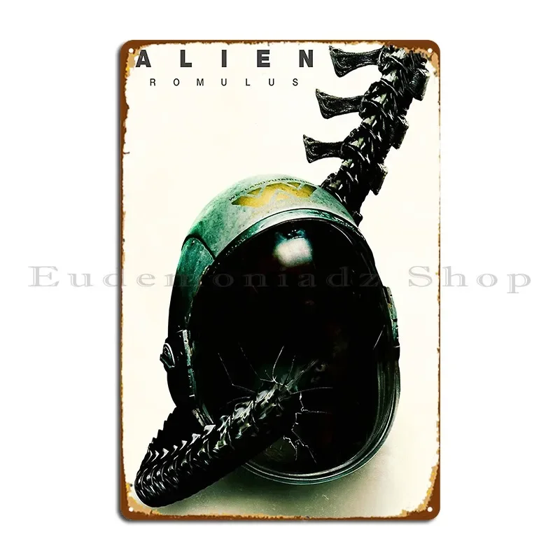 Alien Romulus Metal Plaque Party Character Living Room Plaques Painting Tin Sign Poster
