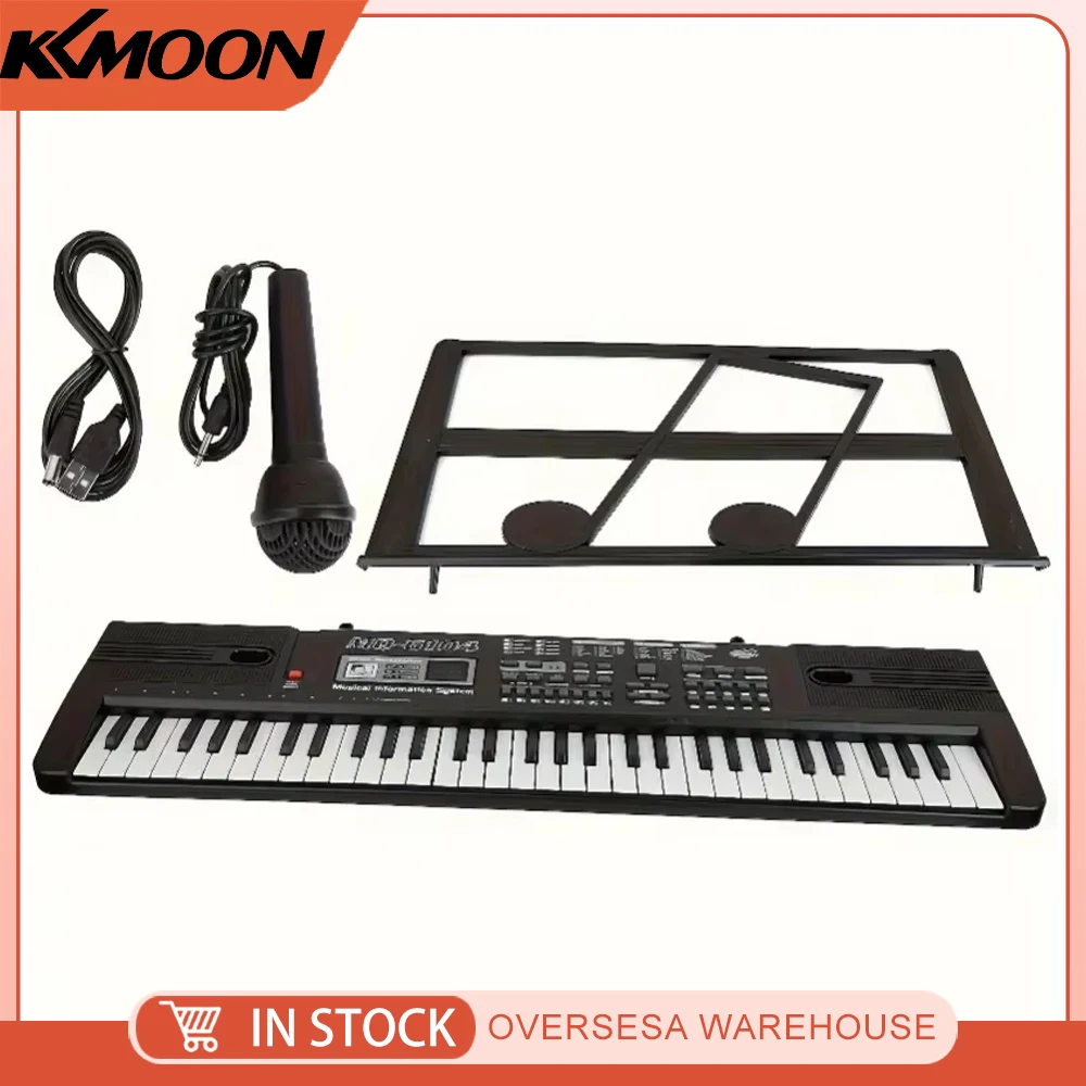 New 61 Key Electronic Piano Early Education Toy for Boys and Girls Beginner Portable Keyboard Instrument