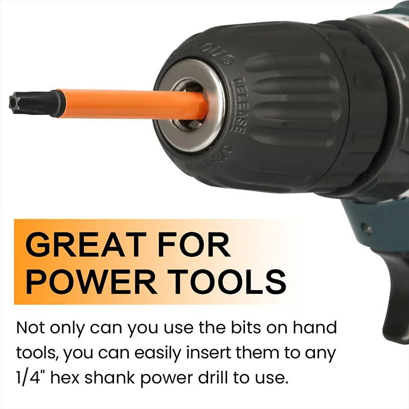 Imagem -06 - Torx Chave de Fenda Bits Hex Shank Magnetic Torx Bit Grupo Brocas de Cabeça T20 T25 75 mm Pcs
