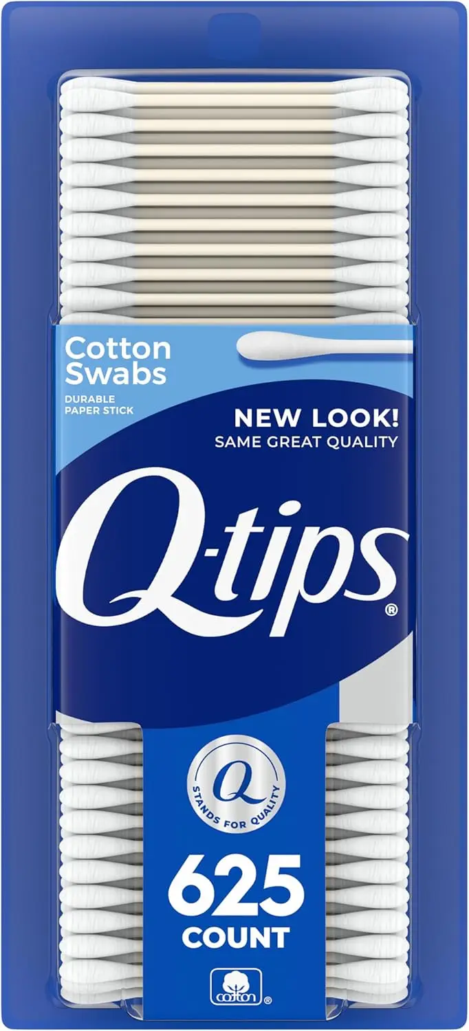 

Cotton Swabs for Hygiene, Beauty & Cleaning - 625 Count, 100% Cotton