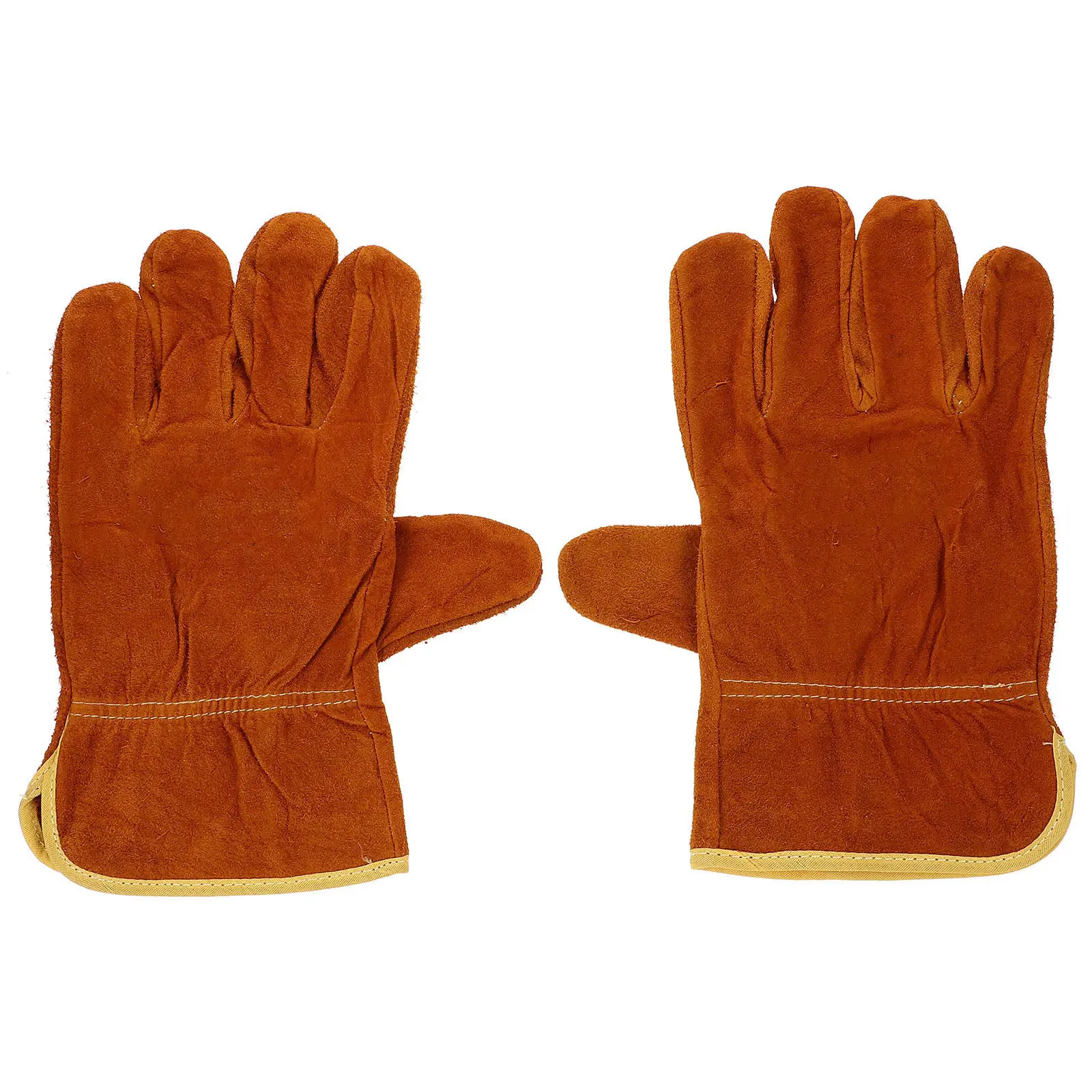 

2 Pcs Welding Gloves Welder Welders Insulated Anti-scald Heat Resistant Protection Scalding
