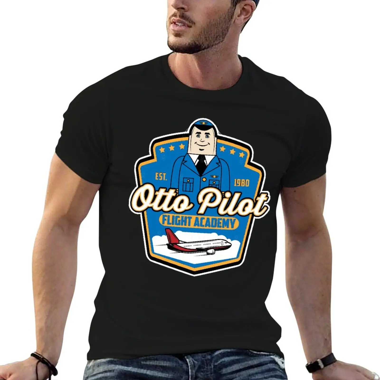 

otto Pilot Flight academy T-Shirt t shirts for man graphic funny essential t shirt funny t shirts man T-shirt