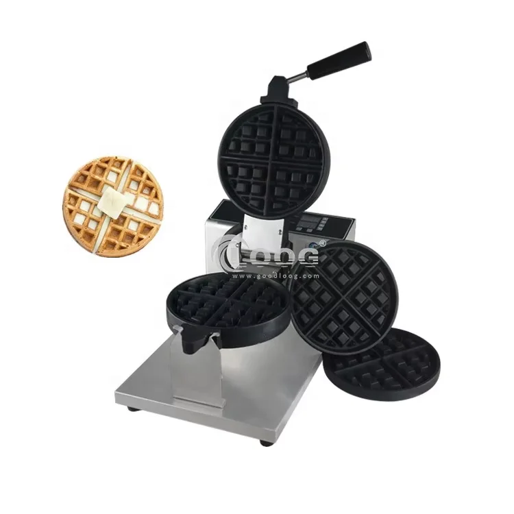 

Commercial Electric Waffle Maker for Restaurant Equipment Belgian Waffle Making Machine for Household Hotel Outdoor Use-110V