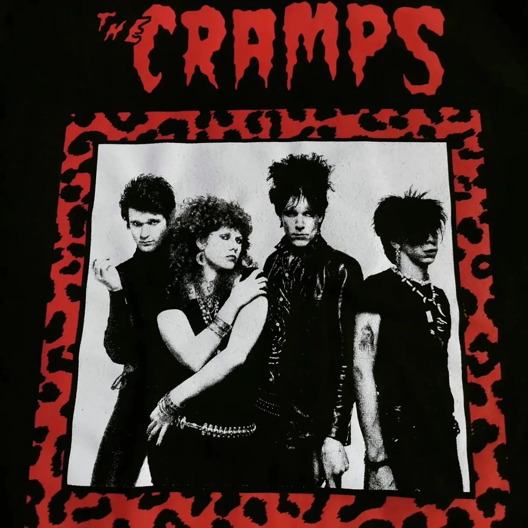 The Cramps Psychobilly Punk T-shirt Men Women Oversized Street British Band Graphic Streetwear Harajuku Tee Female Male Clothing