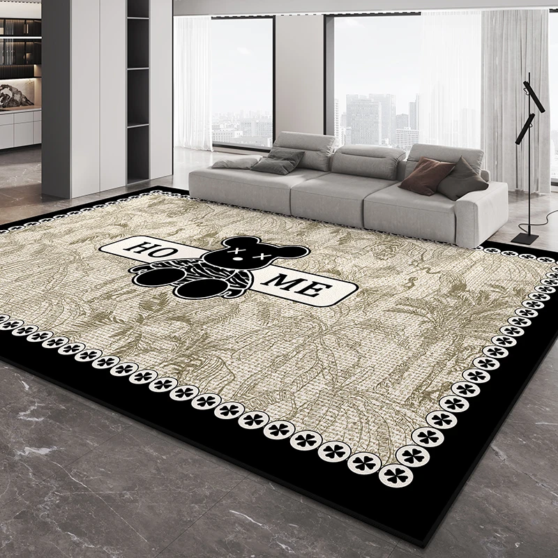 

Carpet Interior Living Room Rug Bedroom Home Decor Floor Mat Contemporary Luxury Modern Design Furniture Tapete Room Decoration