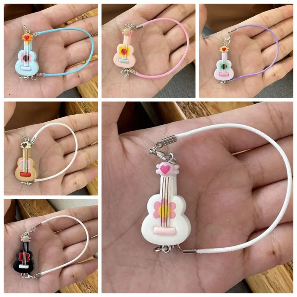 5 pçs chaleira de água casa boneca mini guitarra foto adereços boneca acessórios boneca guitarra em miniatura modelo pequeno crossbody