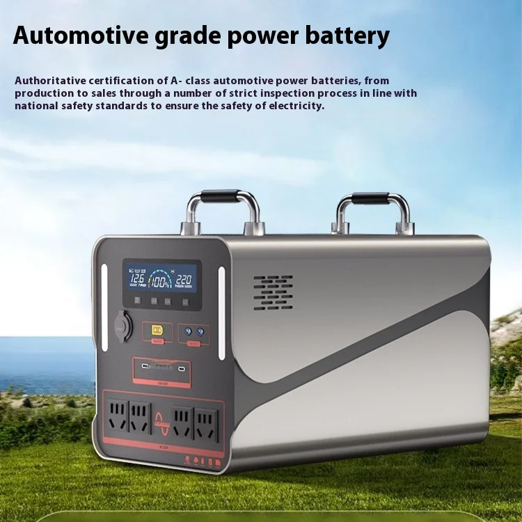 High MPX60 PRO LiFePO4 Battery 220V Wireless Charging Portable Solar Panel Mobile Supply For Outdoor Self-Driving Car Camping