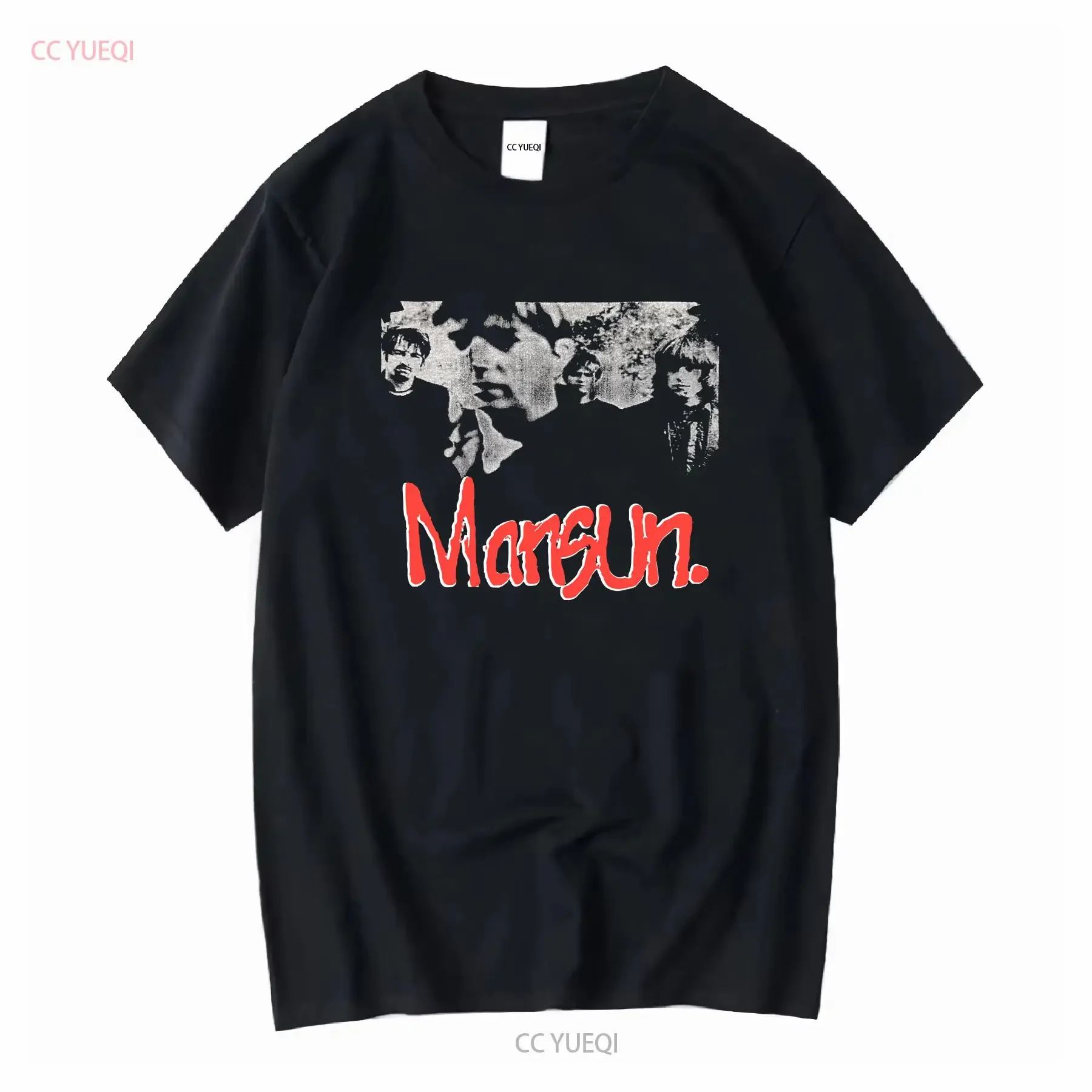 Vintage 90s MANSUN Band Tour T Shirt XL Mens Alt Rock Promo Screen Stars 1990s vintage Washed Stretched streetwear Unisex