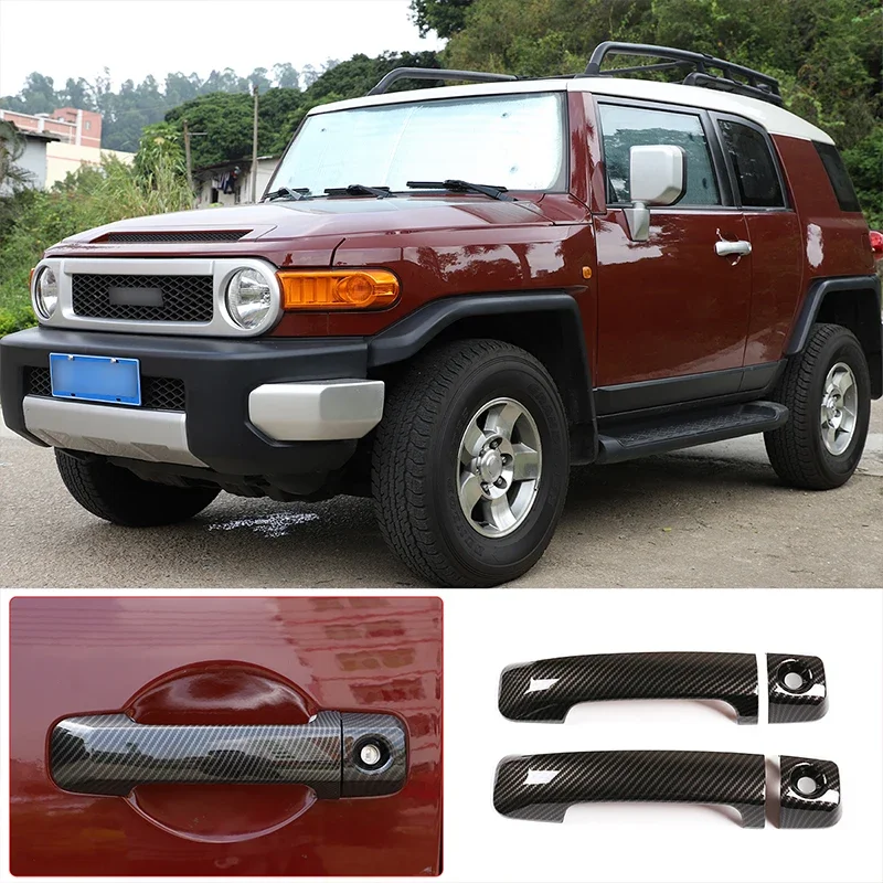 

For 2007-2021 Toyota FJ Cruiser ABS car exterior door handle decoration cover sticker car exterior decoration accessories