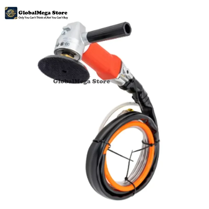 2026 Latest Water-Cooled Pneumatic Grinder Sander Wet Polisher for Marble Quartz Granite Stone Polishing M14 Thread 5 8 Inch