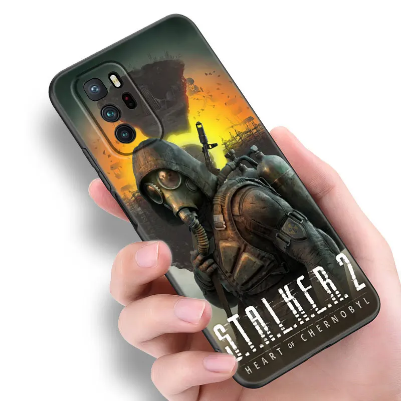 Game Stalker Clear Sky Black Silicone Phone Case For Xiaomi Redmi Note 10 11 11S 12 13 4G 8 9 11T Pro 5G Plus 8T 9S 10S 12S