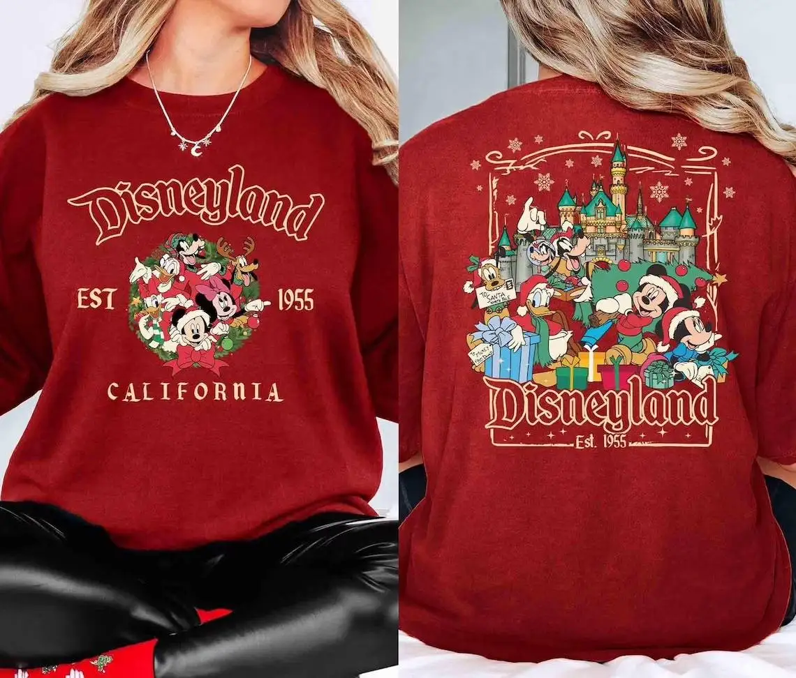 Disney Mickey Mouse dames sweat à manches longues coton col rond classique mode pull haut décontracté porter à l'intérieur et à l'extérieur