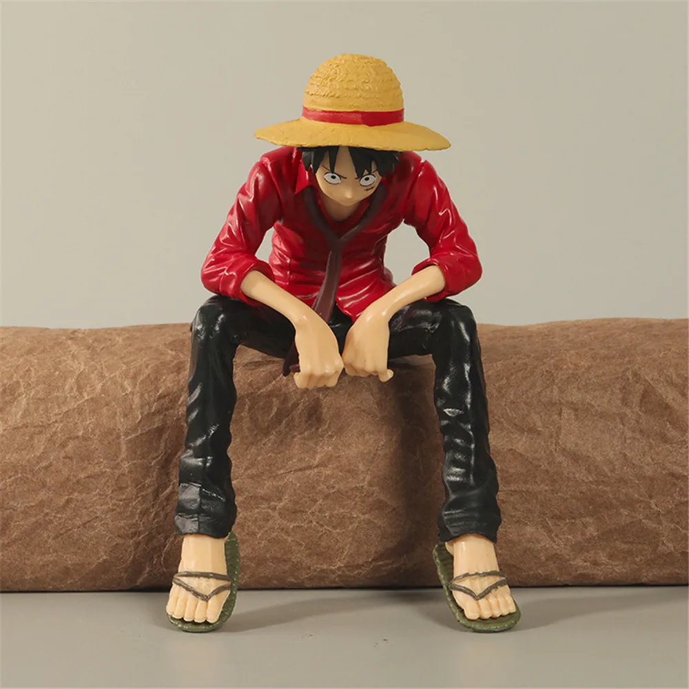13Cm Anime Een Stuk Monkey D. Luffy Strohoed Pvc Action Figure Collectible Pop Beeldje Model Speelgoed Kinderen Geschenken