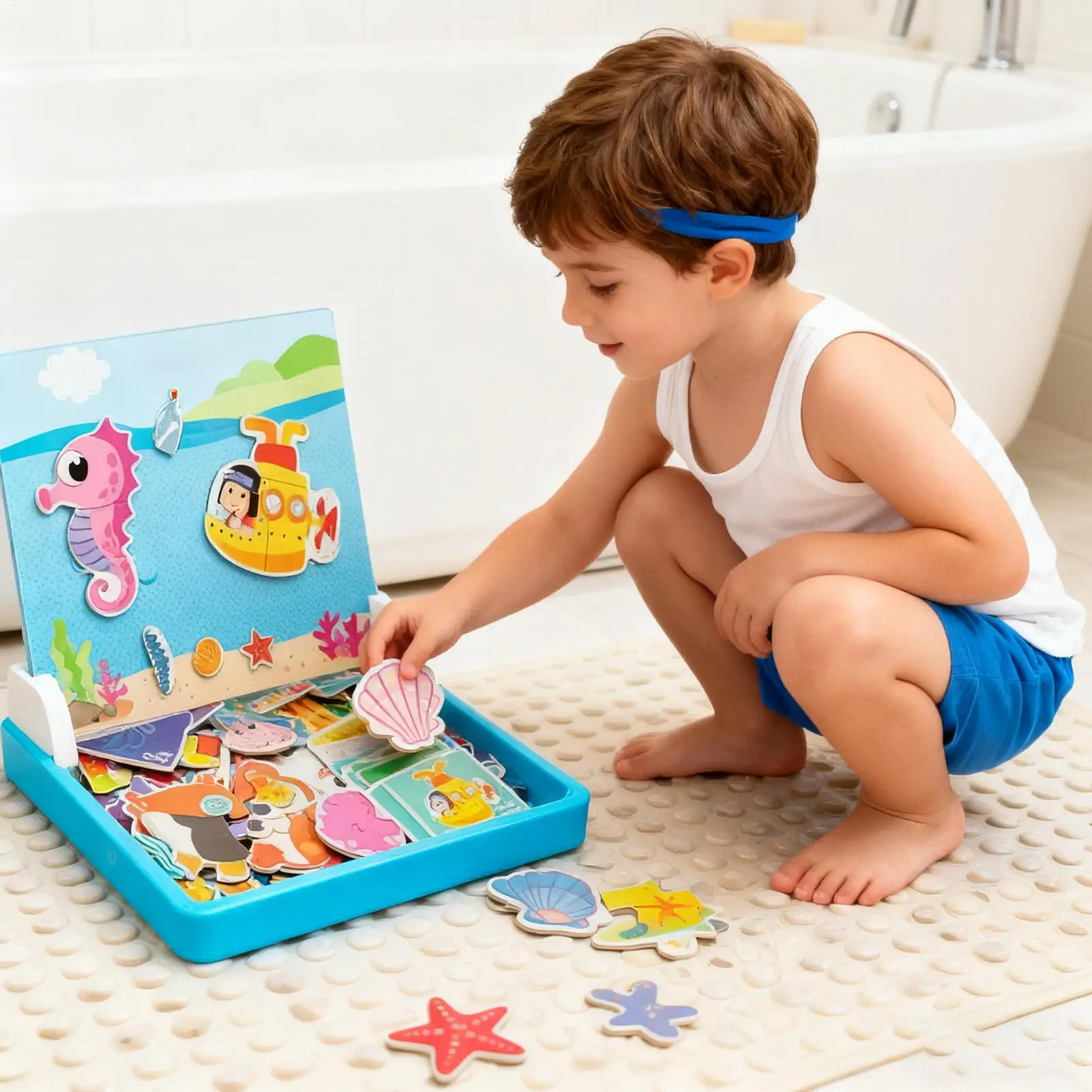 Magnetische puzzels voor kinderen Dubbelzijdige bordspellen Boerderijpuzzels Kinderen Activiteit Speelgoed voor peutermeisjes Kinderen Voorschoolse weg