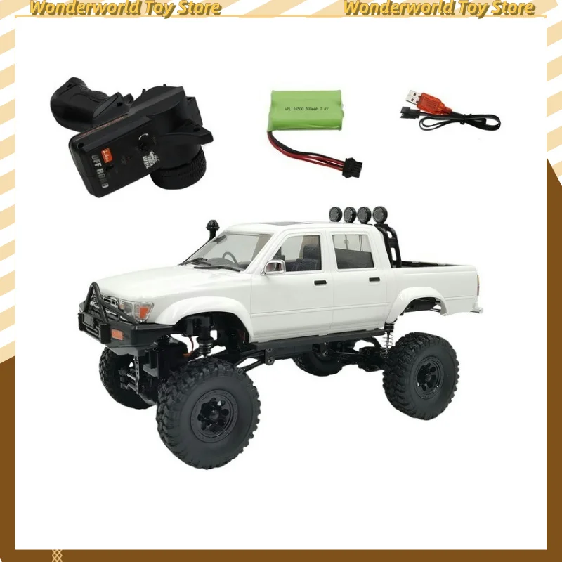 WPL RC Car C64-1 2.4g 1/16 Remote Climbing Full Scale Four-Wheel Drive Climbing Car RC Car Remote Control Kid Birthday Toy Gift