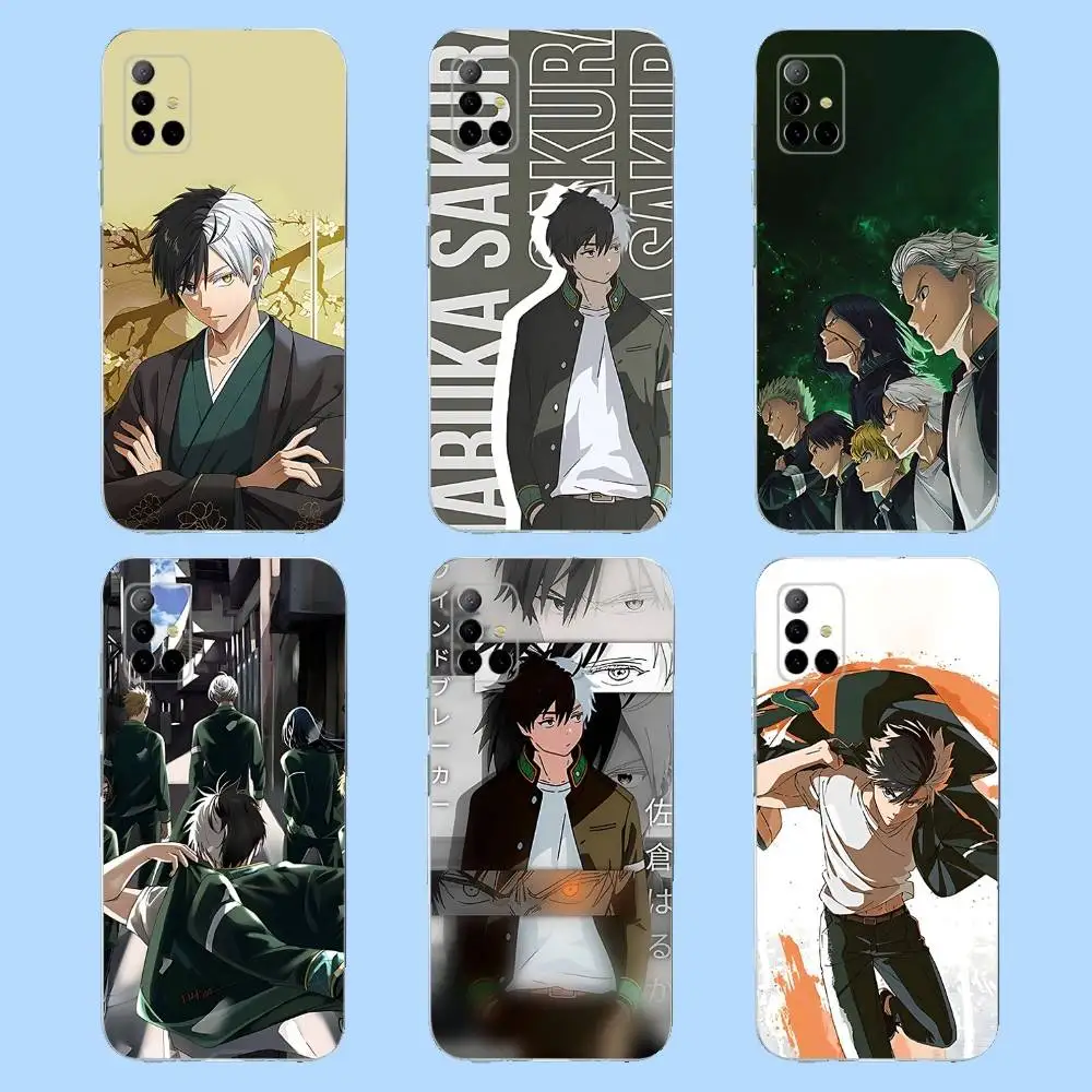 

W-Wind Anime B-Breaker Phone Case For Samsung S 23,22,10,9,8 A 71,52,51,30,21S,12 PIus,E,Lite Note20 Ultra Clear Soft