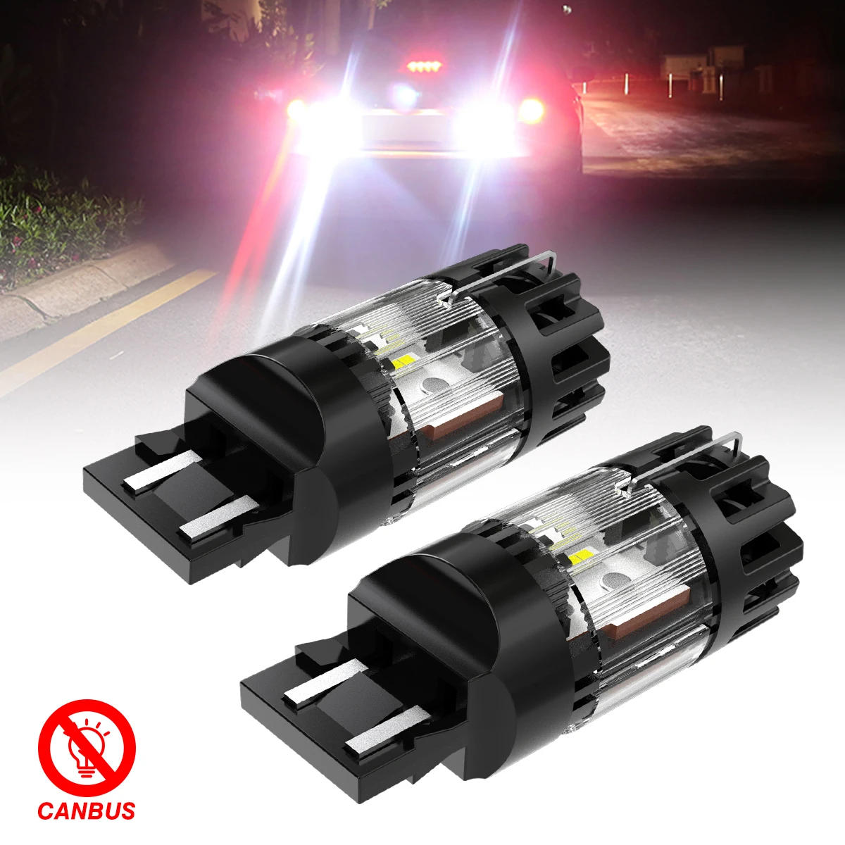 

2pcs T20 7443 Canbus Led Car Lights W21W W21/5W Turbo Diode DC 12V Car Lamp w21w wy21w For Volkswagen Polo Up Scirocco Touareg