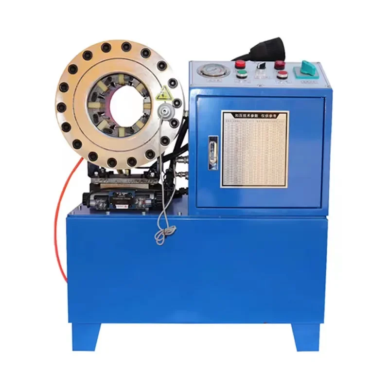 Hydraulic Rubber Hose Pressing Crimping Machine Locking tube micro oil pipe buckle press  High pressure hose locking machine