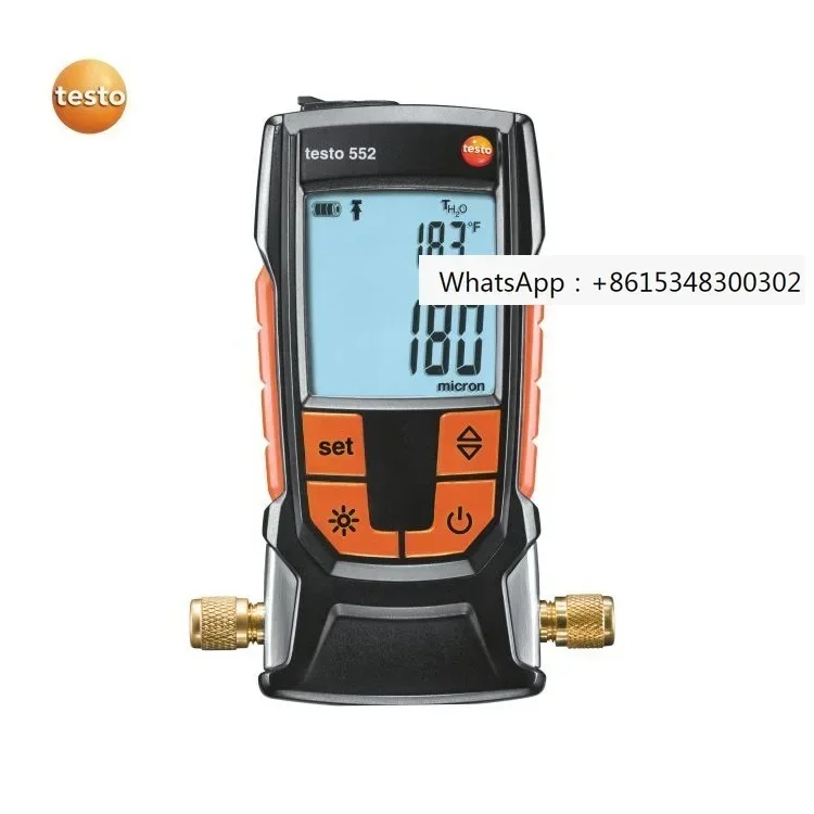 Original Detu testo 552 digital vacuum meter testo 552i Bluetooth wireless vacuum probe tester