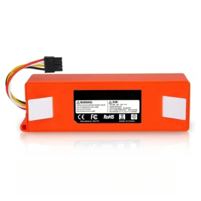 بطارية بديلة متعددة السعة 14.4 فولت لروبوتات Xiaomi 1S وRoborock S5MAX وS6MAXV وS7 وS75 للكنس والتطهير