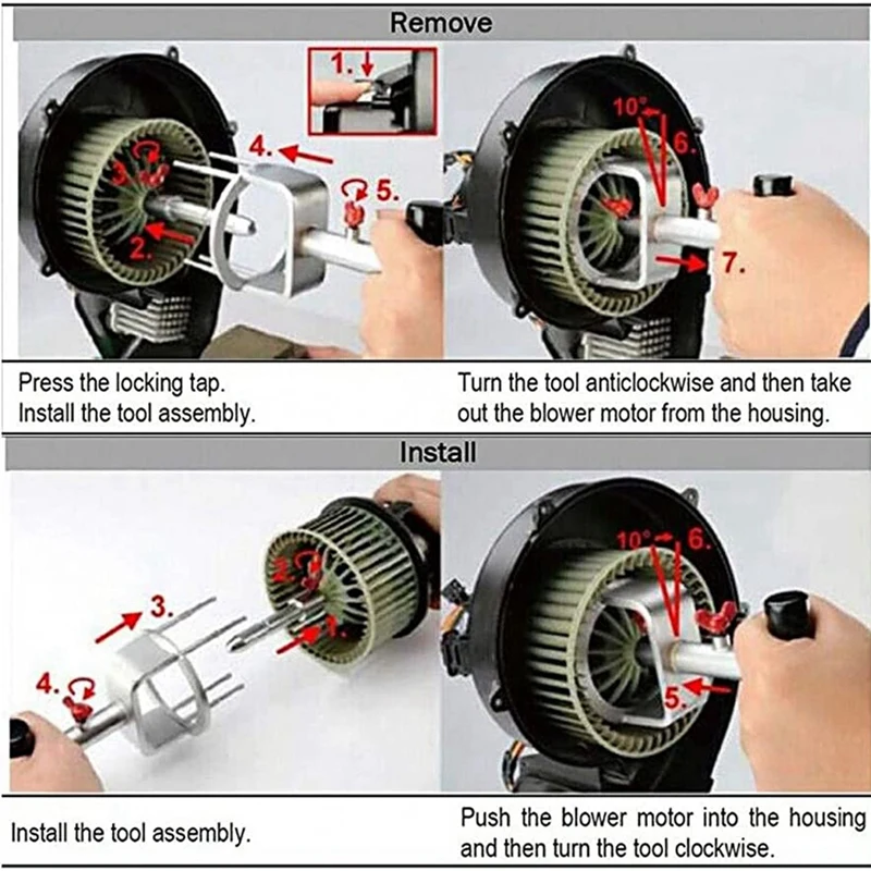 Heater Blower Motor Tool For Volvo S60 S80 V70 Xc60 Xc70 Land Rover Evoque 9997284