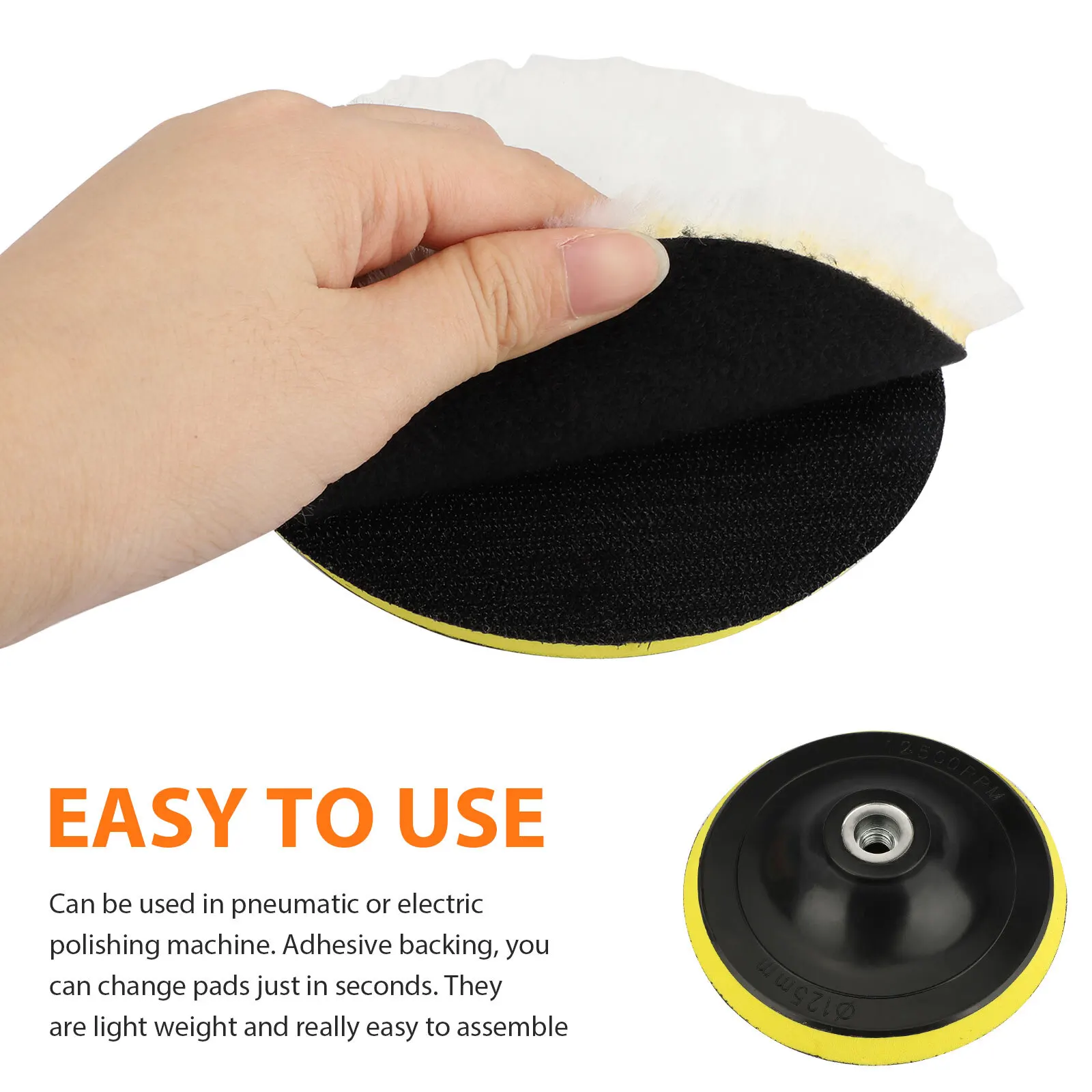 Popular Car Buffing Pads Polishing for Drill Sponge Kit Set Waxing Foam Polisher Sealing view 2