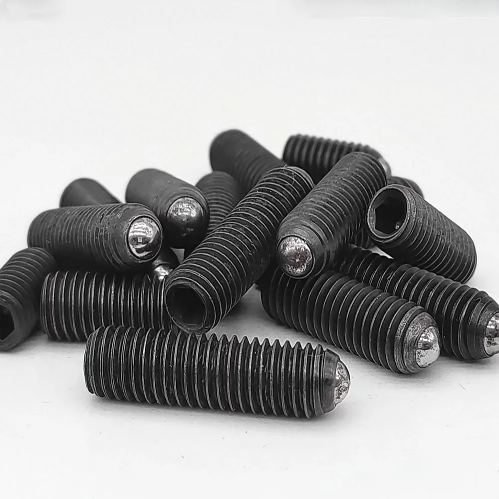 Spring Ball Plunger Hex Socket Grub Bolts Headless Set Screws 1/4 5/16 3/8 1/2 UNC 3/16 BSW 12.9 Alloy Steel