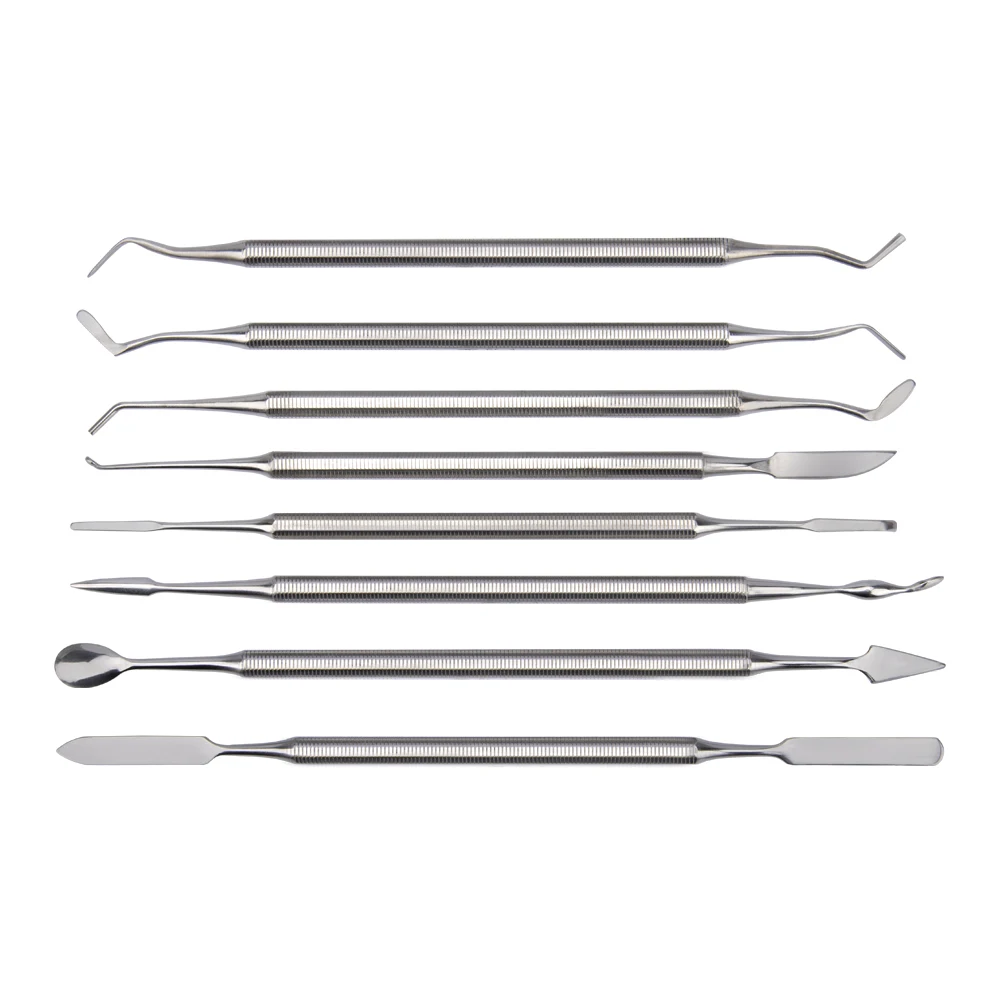 

1 шт., стоматологический воск, резьба, шпатель для смешивания, нож из нержавеющей стали, композитный наполнитель из смолы, инструменты, стоматологические лабораторные материалы