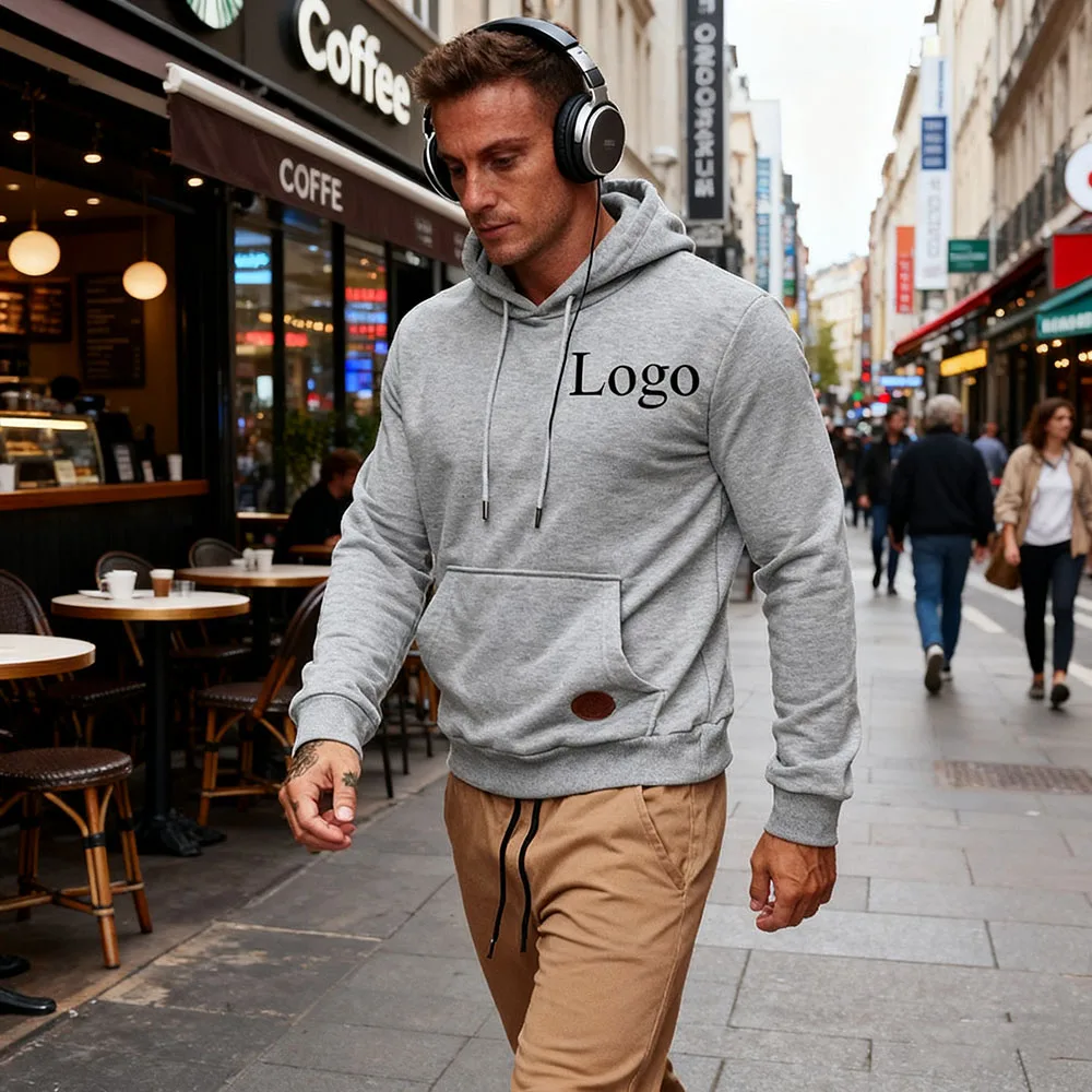 شعار شخصي للرجال قناع الوجه مقنعين البلوز طويلة الأكمام فضفاضة تناسب عارضة الشارع الشهير ملابس رياضية شخصية السترة