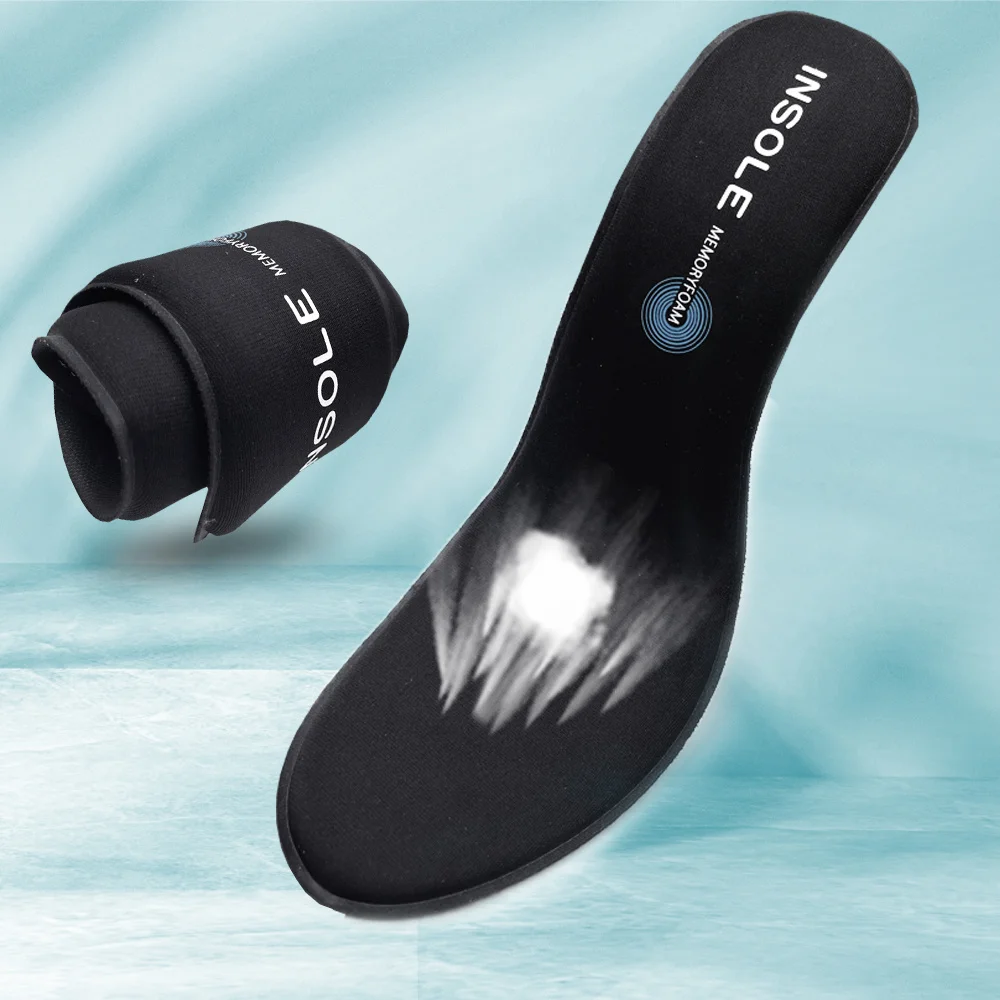 Sports Insoles Memory Foam Men Women Antibacterial Deodorization Sweat Absorption Running Cushion Arch Support Sole CORRECTiON