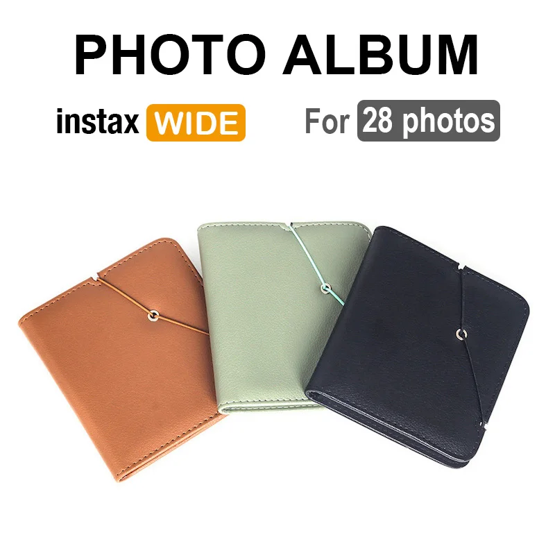 

Photo Album with 28 Pockets for Instax Wide Film CAC69