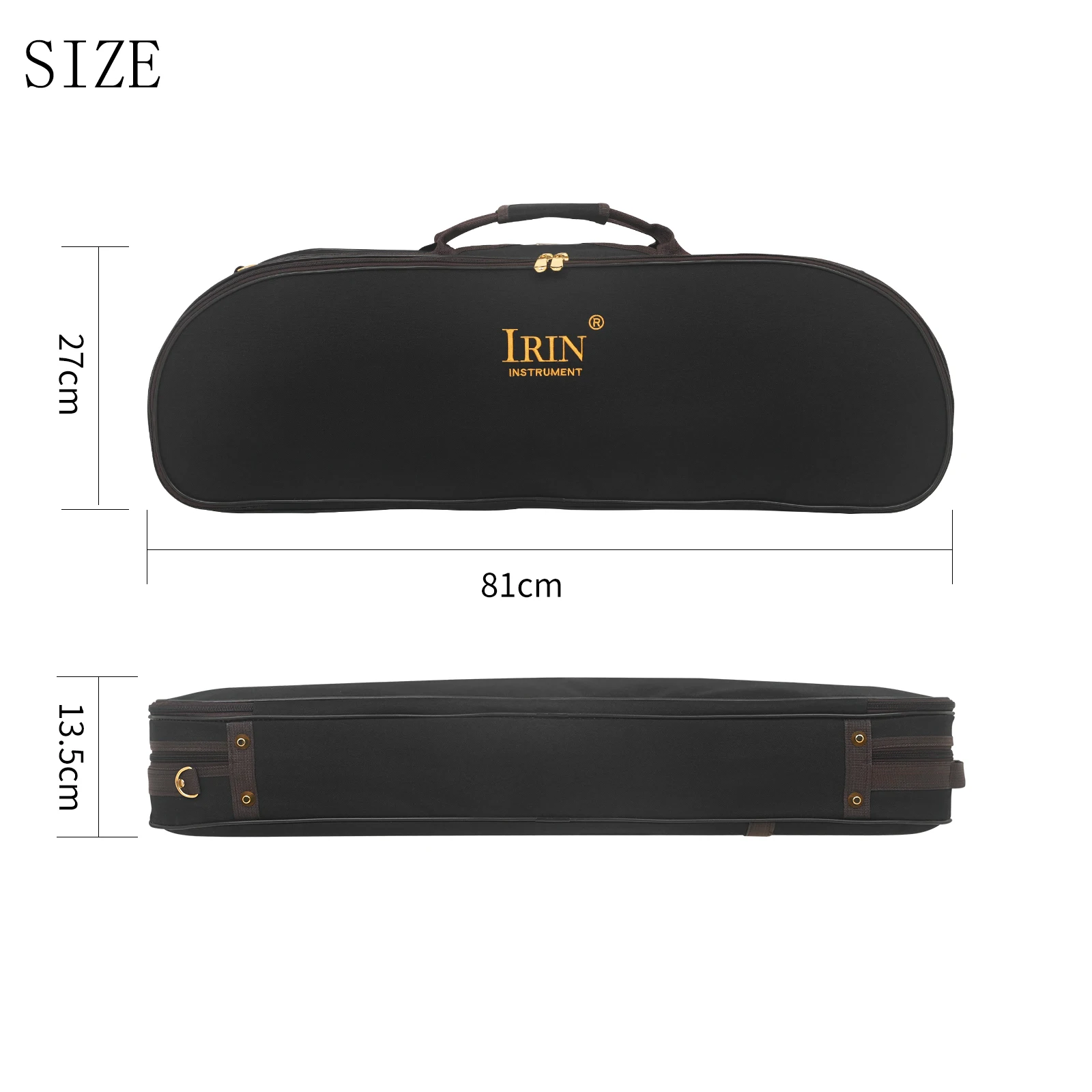IRIN VB-70 Violin Storage Case Moisture-Proof Carrying Box with Hygrometer Strap Violin Holder for Violin Protection Maintenance
