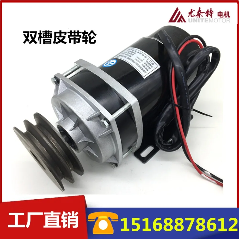 Unite DC brushed pulley motor 450W48V36V24V600W650W greenhouse rolling shutter machine