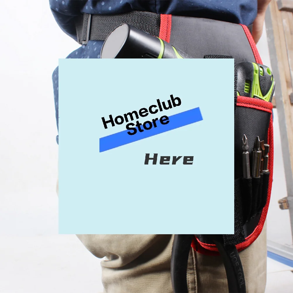 Portable Cordless Drill Holder Drill Cordless Screwdriver Waist Power Tool Bag【Homeclub】