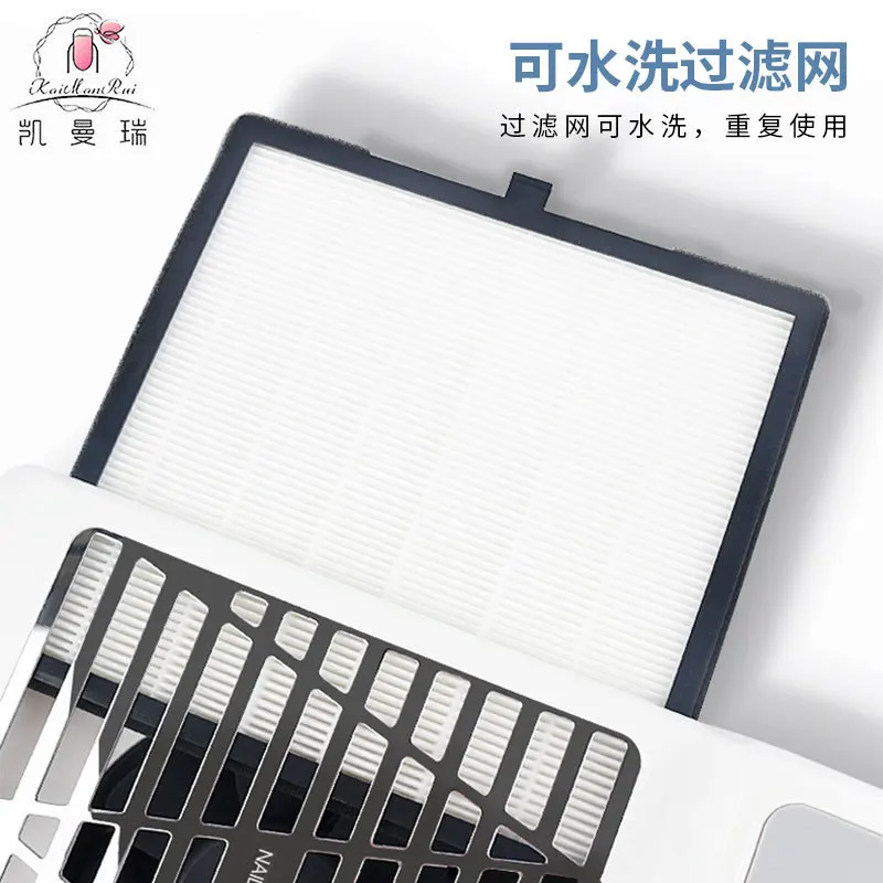 ماكينة مانيكير أربعة في واحد، مطحنة متكاملة، مكنسة كهربائية مع وسادة يدوية، فلتر سحب، مجمع غبار مانيكير، كرو