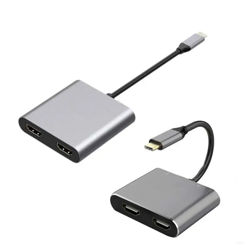 USB C Dock مع دعم عرض 4K وشحن توصيل الطاقة للفوز 83CF