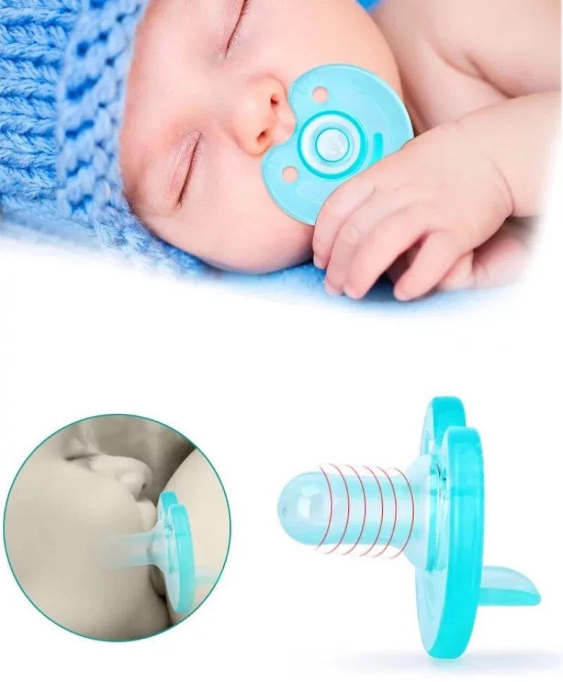 Orthodontic Newborn Baby Pacifier Transparent Soft Dummy Teat Food Grade Safety Silicone Infant Nipple Soother Teething Pacifier