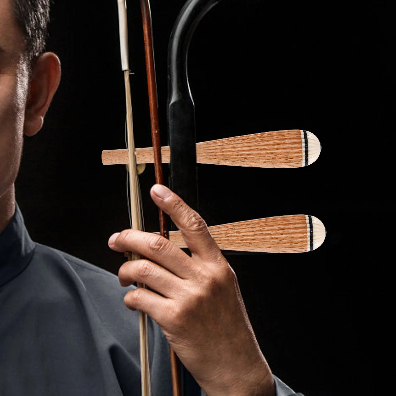 

Wooden Erhu Shaft Tuning Parts Accessories Durable Lightweight Easy Use Upgraded Pegs for Erhu Tuner Wood Tuning Pegs String