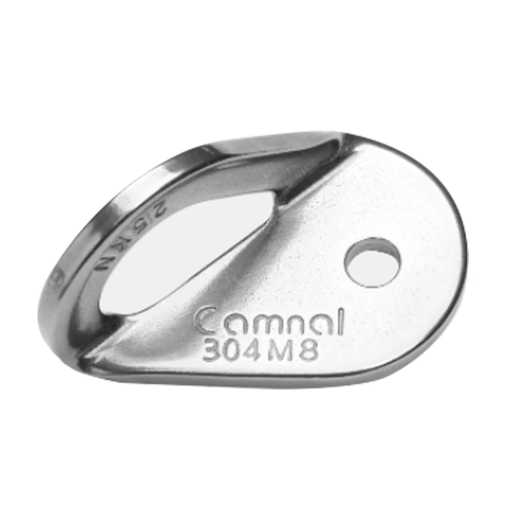 

MagiDeal 10mm 3/8" Rock Climbing Caving 25KN Anchor Bolt Hanger Plate 304 Stainless Steel for Belay Rescue Rigging Device